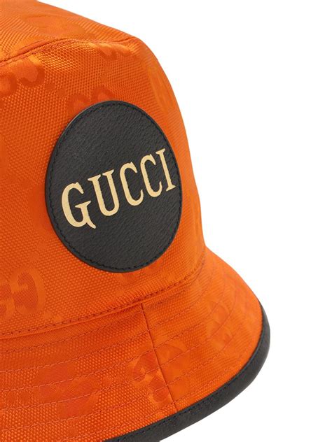 gucci orange bucket hat|Gucci hat men.